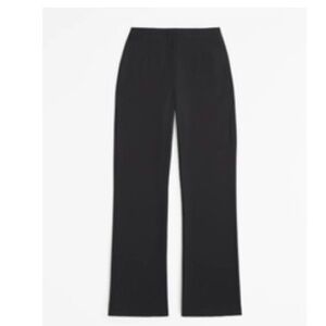 Abercrombie & Fitch Black High Rise Slim Bootcut Trousers